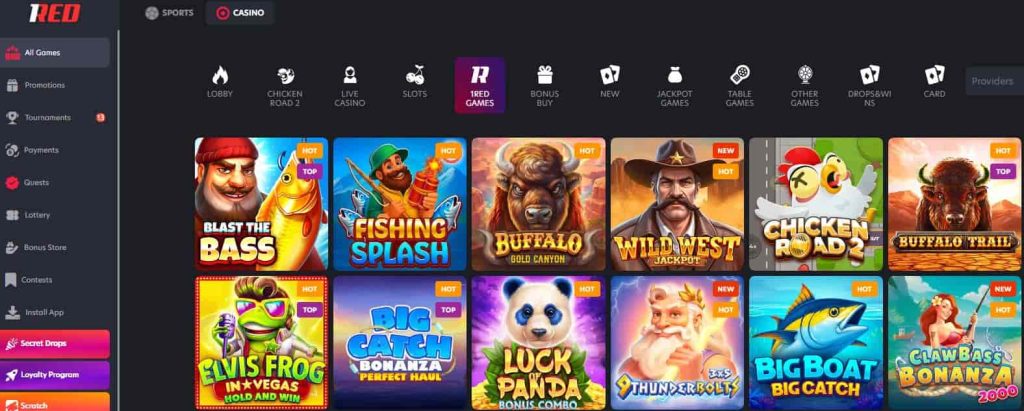 1red casino review